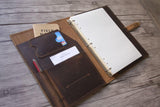 Custom Leather Sketchbook Refillable