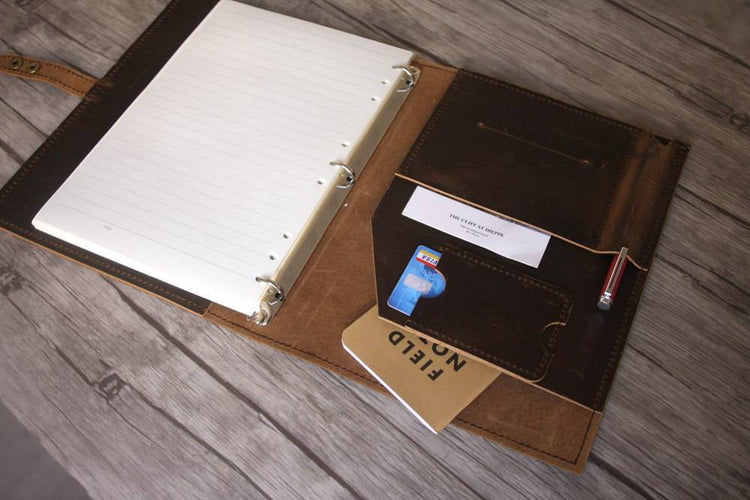 Vintage Leather Sketchbook Refillable