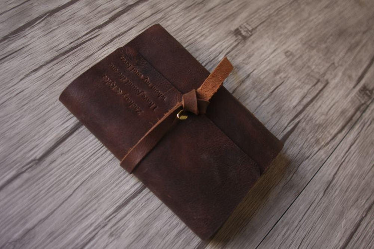 Small Handmade Leather Sketchbook 