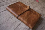 Handmade Engraved Leather Sketchbook