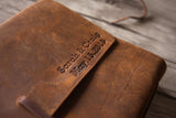 handmade leather photograph albums