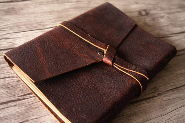 leather grandparents memory book album