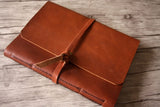 leather bound birthday party guest book