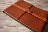 leather picture frame guest book album