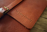leather bound cheap wedding guest book 