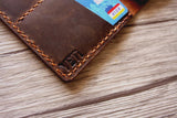 mens leather passport wallet