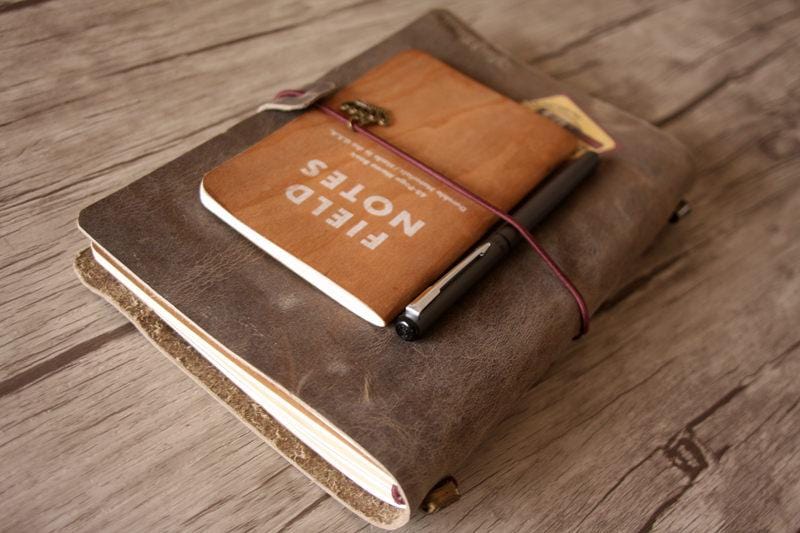 Monogrammed Leather Travel Journal – LeatherNeo