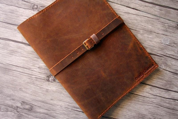  Custom Embossed Leather Portfolio