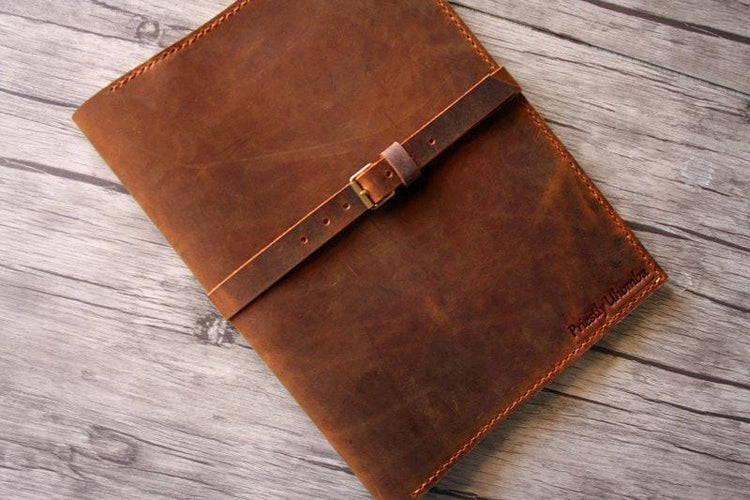 Brown Leather Sleeve for iPad Pro 12.9 Inch