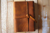 leather photo booth guest book