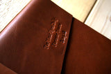 handmade leather bound album book