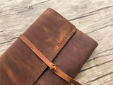 Album Photo Album de Scrapbooking Personnalisé en Cuir Fabriqué à la Main