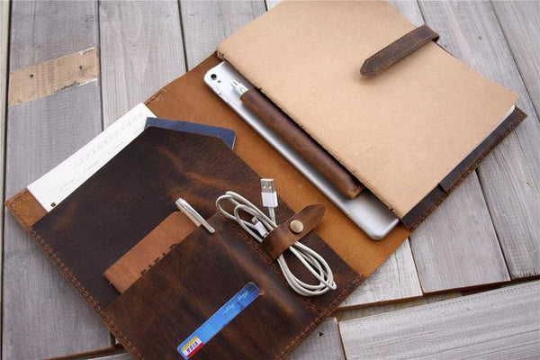 custom leather portfolio