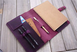 leather lined notebook