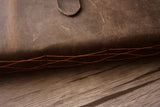 Mens Leather Rustic Wedding Guest Book