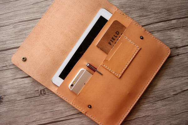 Personalized Leather Kindle Paperwhite Sleeve Case – Handmade Fit Personalized Leather Kindle Paperwhite Sleeve Case – Handmade Fit