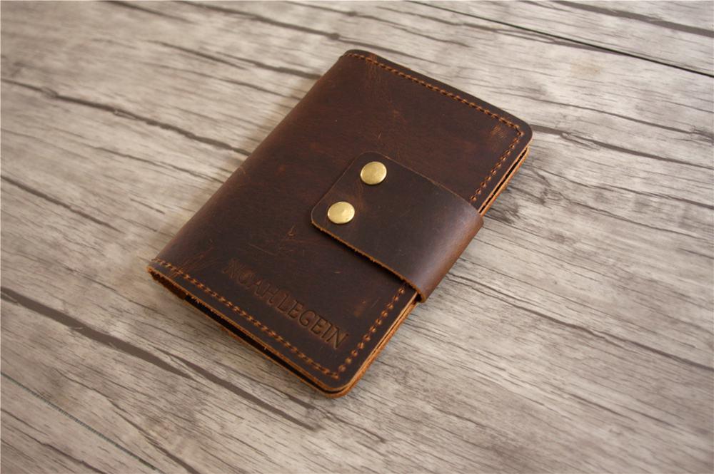 Easy-use Leather Small Refillable Notebook β LeatherNeo