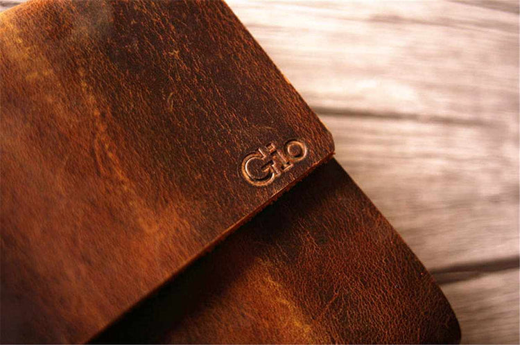 embossed leather bound journal