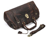 mens leather duffle luggage